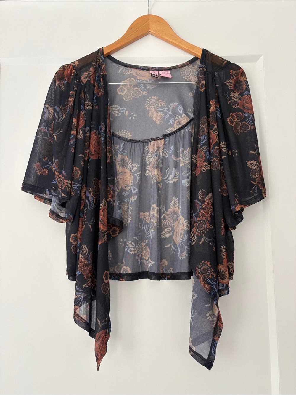 Love on a Hanger Sheer Floral Cardigan